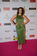 Surveen Chawla at Grazia young fashion awards red carpet in Leela Hotel on 15th April 2015